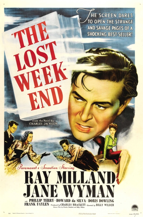 Farrapo Humano (The Lost Weekend), de Billy Wilder: 4 Oscars